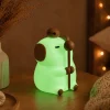 Kapybara RGB lampa — zelene svetlo nocnej lampy Blumy