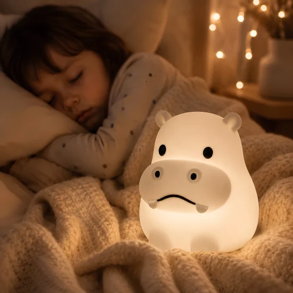Nocna lampa pre chlapca Hrosik — pokojny spanok dietata Blumy
