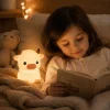 Kravicka pre deti citanie Nocna lampa pre deti Kravicka — dievcatko cita pri lampe Blumy