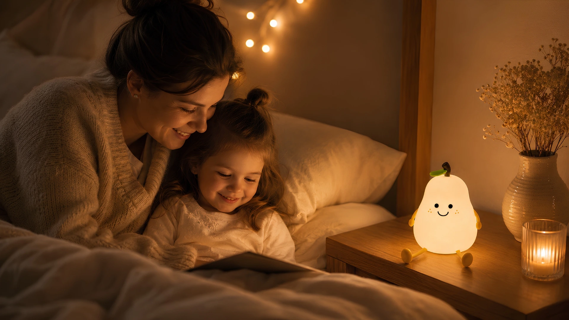 Najlepsia nocna lampa pre dieta Hruska — mama a dieta citaju spolu Blumy