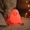 RGB lampa Hruska — cervene svetlo nocnej lampicky Blumy