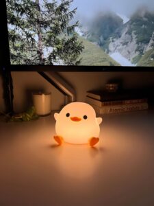 Kačka – silikónová dotyková nočná lampa